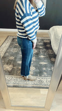 Load image into Gallery viewer, Indy Striped Knit Sweater | Denim
