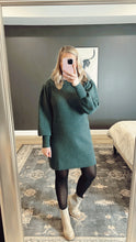Load image into Gallery viewer, Callie Sweater Dress | Hunter Green
