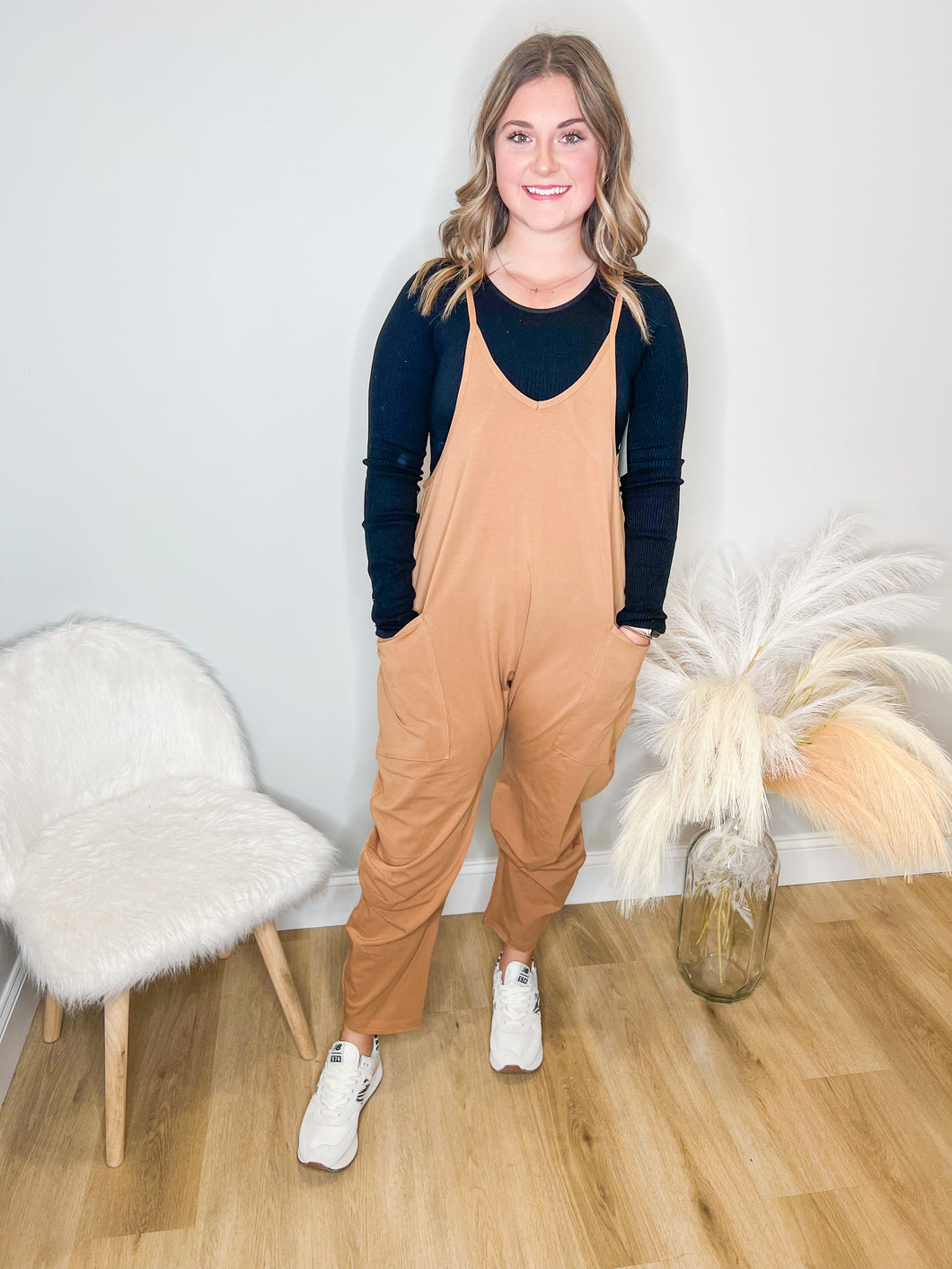 Alexia Soft and Comfy Jumpsuit | Copper