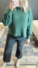 Load image into Gallery viewer, Madison Solid Crewneck | Hunter Green
