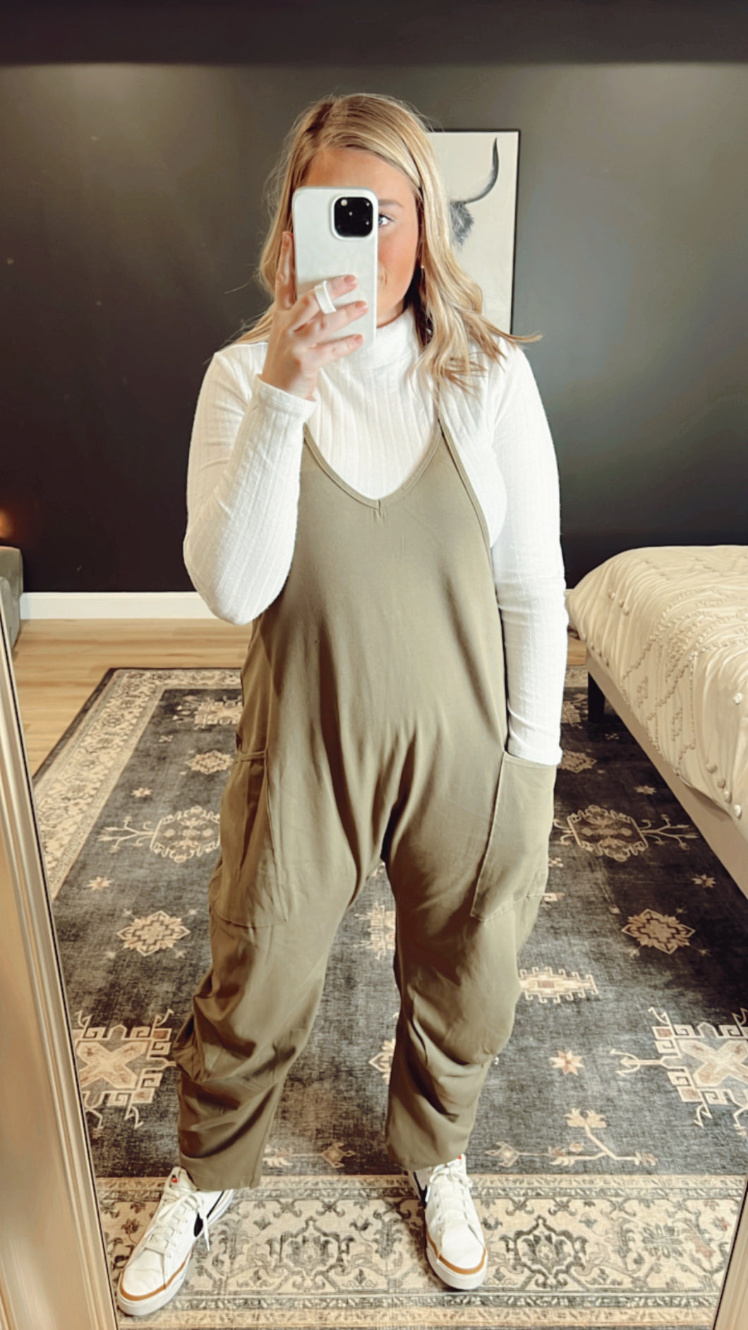 Jessie Soft and Comfy Jumpsuit | Olive