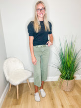 Load image into Gallery viewer, Wrenley Frayed Pants | Olive
