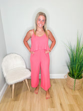 Load image into Gallery viewer, Kayla Ribbed Romper | Desert Rose

