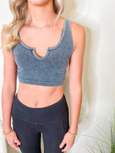 Load image into Gallery viewer, Jenna Cropped Tank | Ash Black
