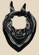 Load image into Gallery viewer, Paisley Scarf | Black
