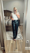 Load image into Gallery viewer, Into the Night Leather Pants | Black
