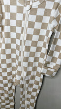 Load image into Gallery viewer, Kaden Checkerboard Romper | Tan
