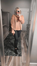 Load image into Gallery viewer, Colleen Ruffle Satin Blouse | Dusty Rose
