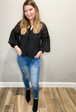 Load image into Gallery viewer, Aubree Blouse | Black
